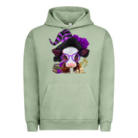 Pigment Oil Green halloween baby calf Urban Hoodie - Jasminsmagicworld