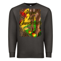 Smoke steppin'  into juneteenth Premium Sweatshirt - HRA Design Shop