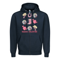Howdy Valentine Zipper Hoodie | Teevron