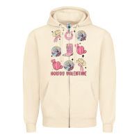 Sandshell howdy valentine Zipper Hoodie - MaliasSmallBusiness