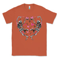 Copper valentines day skeleton Classic Tee - MaliasSmallBusiness