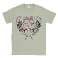 Matcha valentines day skeleton Classic Tee - MaliasSmallBusiness