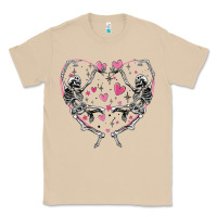 Mushroom valentines day skeleton Classic Tee - MaliasSmallBusiness
