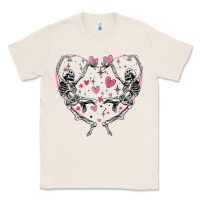 Natural valentines day skeleton Classic Tee - MaliasSmallBusiness