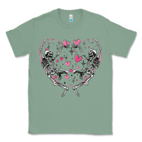 Sage valentines day skeleton Classic Tee - MaliasSmallBusiness
