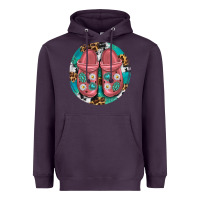 Plum western crocin Heavyweight Hoodie - texasbilliewilder