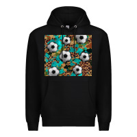 Black soccer Premium Hoodie - Artiststas