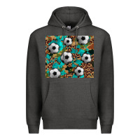 Charcoal Heather soccer Premium Hoodie - Artiststas