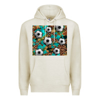 Oatmeal Heather soccer Premium Hoodie - Artiststas