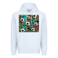 White soccer Premium Hoodie - Artiststas