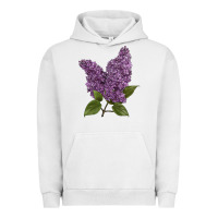 Pigment Lunar Rock Purple Lilac Flower Illustrations Urban Hoodie - LillyAllenDesigns