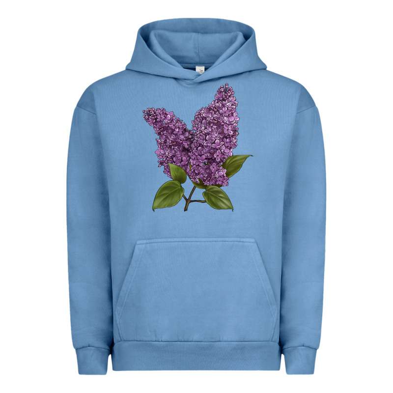 Purple Lilac Flower Illustrations Urban Hoodie by LillyAllenDesigns | Teevron