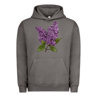 Pigment Tornado Purple Lilac Flower Illustrations Urban Hoodie - LillyAllenDesigns