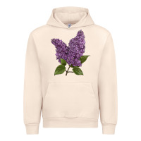Sandshell Purple Lilac Flower Illustrations Urban Hoodie - LillyAllenDesigns