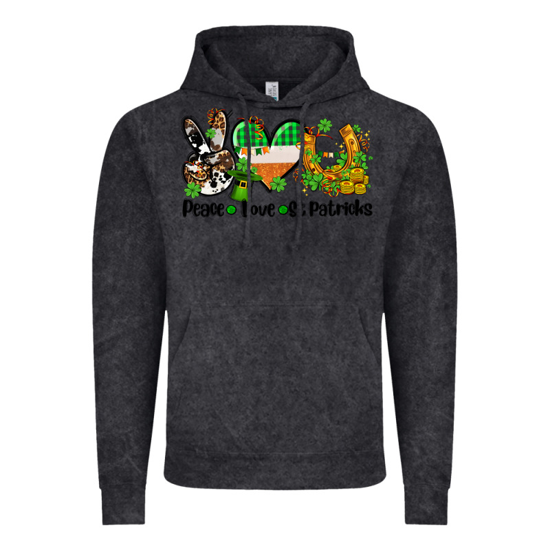 Peace Love St Patricks Vintage Hoodie by AdoDesignShop | Teevron