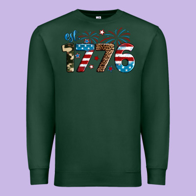 Est. 1776 Premium Sweatshirt Designed By Neo Western