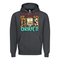 Smoke early rising always smiling safe driving bus drive Zipper Hoodie - MaliasSmallBusiness