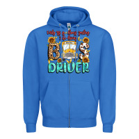 True Royal early rising always smiling safe driving bus drive Zipper Hoodie - MaliasSmallBusiness