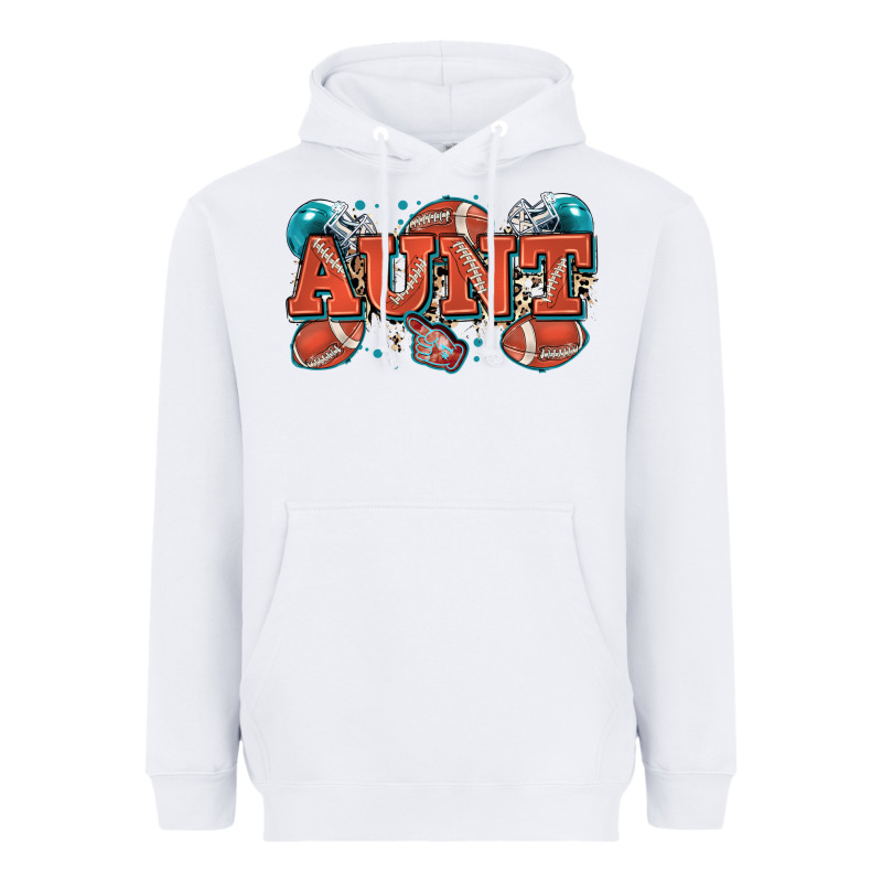 Aunt American Football Heavyweight Hoodie by Zillion Design Studio | Teevron