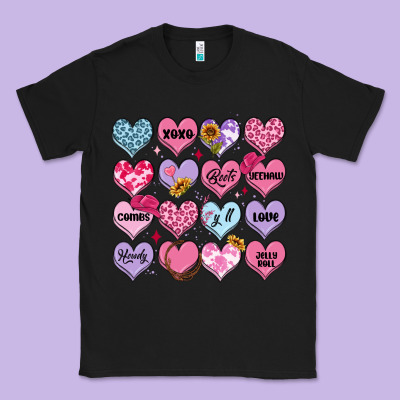 Classic Tee valentines candy hearts