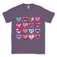 Lavender valentines candy hearts Classic Tee - MaliasSmallBusiness