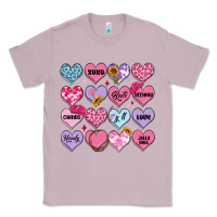 Lilac valentines candy hearts Classic Tee - MaliasSmallBusiness