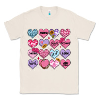 Natural valentines candy hearts Classic Tee - MaliasSmallBusiness