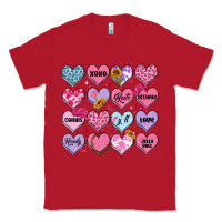 Red valentines candy hearts Classic Tee - MaliasSmallBusiness