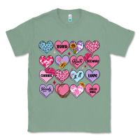 Sage valentines candy hearts Classic Tee - MaliasSmallBusiness