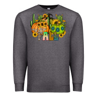 Charcoal Heather hello fall Premium Sweatshirt - CowhideDigitalArt