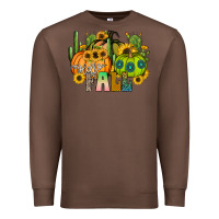 Chestnut hello fall Premium Sweatshirt - CowhideDigitalArt