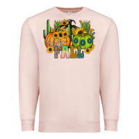 Pale Pink hello fall Premium Sweatshirt - CowhideDigitalArt