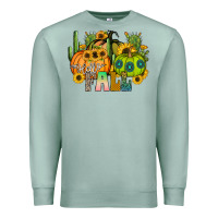 Seafoam hello fall Premium Sweatshirt - CowhideDigitalArt