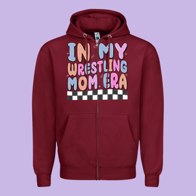 Zipper Hoodie in my wrestling mom era