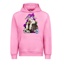 Fuchsia Pink funny halloween lamb Urban Hoodie - Jasminsmagicworld
