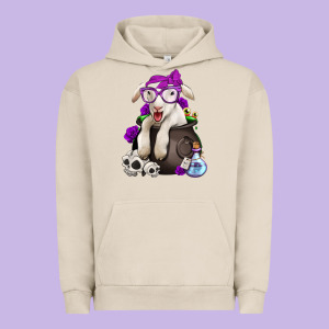 Funny Halloween Lamb Urban Hoodie Designed By Jasminsmagicworld