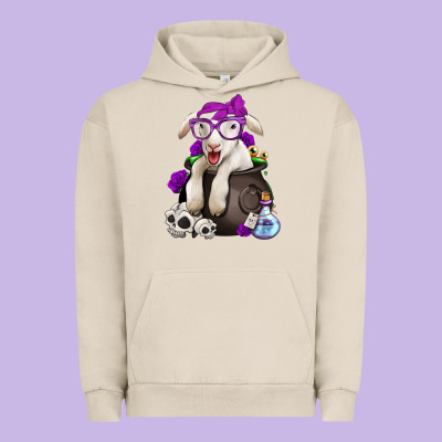 Funny Halloween Lamb Urban Hoodie Designed By Jasminsmagicworld