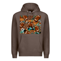 Coffee football tumbler Premium Hoodie - Artiststas