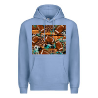 Colony Blue football tumbler Premium Hoodie - Artiststas
