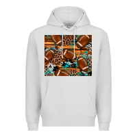 Dove Grey football tumbler Premium Hoodie - Artiststas