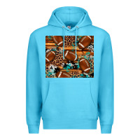 Ocean Blue football tumbler Premium Hoodie - Artiststas