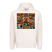 Pale Pink football tumbler Premium Hoodie - Artiststas