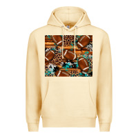 Pina Colada football tumbler Premium Hoodie - Artiststas