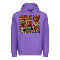 Purple football tumbler Premium Hoodie - Artiststas