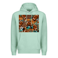 Seafoam football tumbler Premium Hoodie - Artiststas