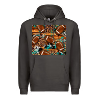 Smoke football tumbler Premium Hoodie - Artiststas