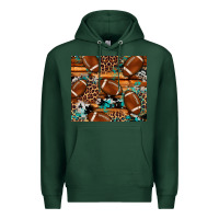 Sports Green football tumbler Premium Hoodie - Artiststas