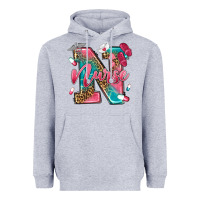 Heather Grey western nurse Heavyweight Hoodie - texasbilliewilder