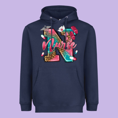 Western Nurse Heavyweight Hoodie Designed By Texasbilliewilder