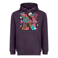 Plum western nurse Heavyweight Hoodie - texasbilliewilder